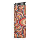 Rohe Wirbel Thermosbecher (Nach links gedreht)