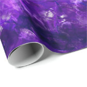 Roher Amethyst Geschenkpapier (Rolleneckpunkt)