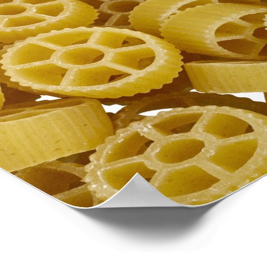 Roher Pastagerahmen Poster (Ecke)