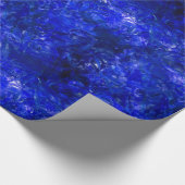 Roher Saphir Geschenkpapier (Ecke)