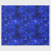 Roher Saphir Geschenkpapier (Flach)