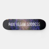 Roher veganer GöttinSkateboard Skateboard (Horizontal)