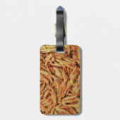 Rohes Hühnerfutter Gepäckanhänger (Rückseite vertikal)