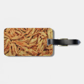 Rohes Hühnerfutter Gepäckanhänger (Rückseite horizontal)