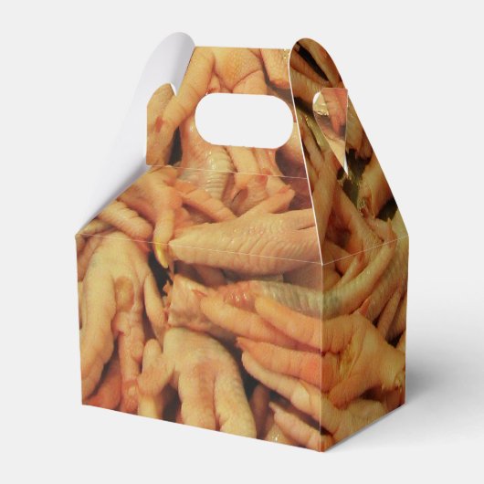 Rohes Hühnerfutter Geschenkschachtel (Rückseite)