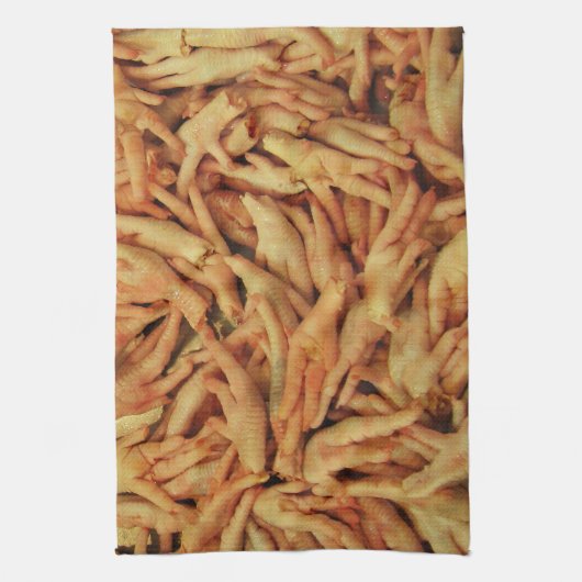 Rohes Hühnerfutter Küchentuch (Vertikal)