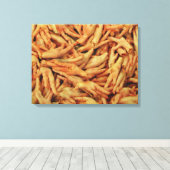 Rohes Hühnerfutter Leinwanddruck (Insitu (Holzboden))