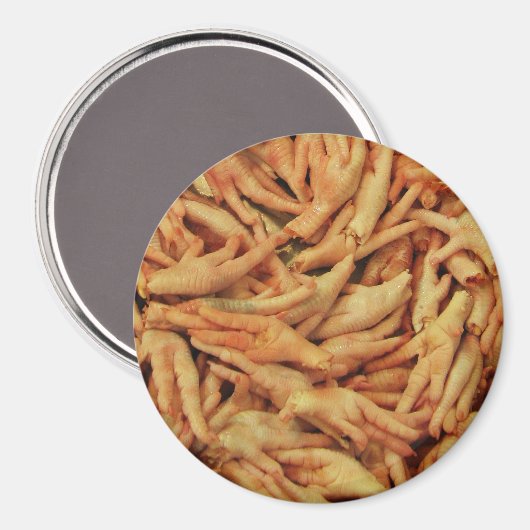 Rohes Hühnerfutter Magnet (Vorderseite/Rückseite)