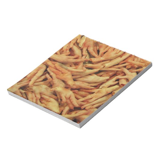 Rohes Hühnerfutter Notizblock (Rotiert)