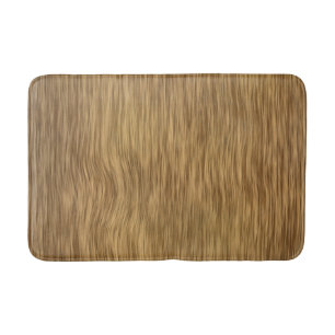 Rohes Imitat Holz im Hintergrund in natürlicher F Badematte