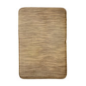 Rohes Imitat Holz mit naturfarbenem Hintergrund Badematte (Vorderseite Vertikal)