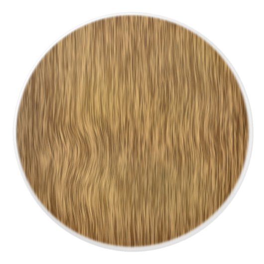 Rohes Imitat Holz mit naturfarbenem Hintergrund Keramikknauf (Vorderseite)