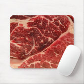 Rohes Rindfleisch Mousepad (Mit Mouse)