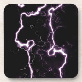 Rohes ungezähmtes Strom Getränkeuntersetzer (Vorderseite)