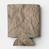 Rohes zerkleinertes Papier: gerecycelt Textur Dosenkühler (Rückseite)