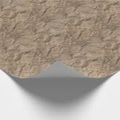 Rohes zerkleinertes Papier: gerecycelt Textur Geschenkpapier (Ecke)