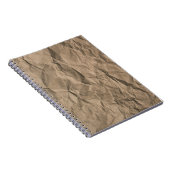 Rohes zerkleinertes Papier: gerecycelt Textur Notizblock (Rechte Seite)