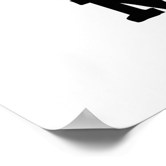 Rohfleisch Funny Raw Meat Pub Poster (Ecke)