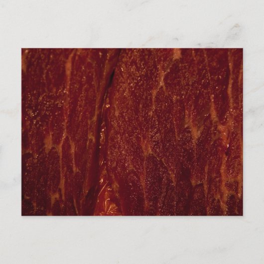 Rohfleisch Postkarte (Vorderseite)