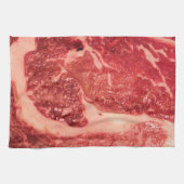Rohfleisch Ribeye Steak Handtuch (Horizontal)