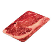 Rohfleisch Ribeye Steak Magnet (Linke Seite)