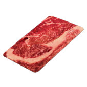Rohfleisch Ribeye Steak Magnet (Linke Seite)