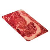 Rohfleisch Ribeye Steak Magnet (Rechte Seite)