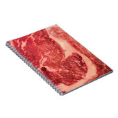 Rohfleisch Ribeye Steak Notizblock (Rechte Seite)