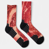 Rohfleisch Ribeye Steak Socken (Rechts)