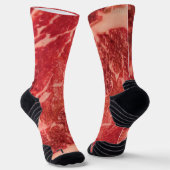 Rohfleisch Ribeye Steak Socken (Gewinkelt)