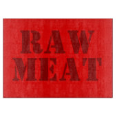 Rohfleisch Schneidebrett (Vorderseite)