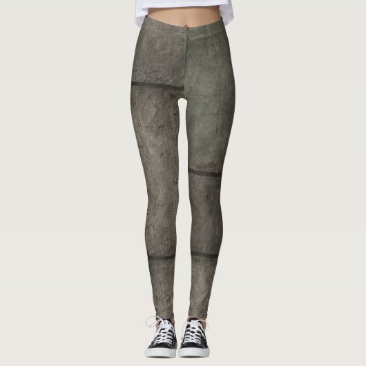 Rohgewebe - Geflechte für industrielle Textur Leggings (Vorderseite)