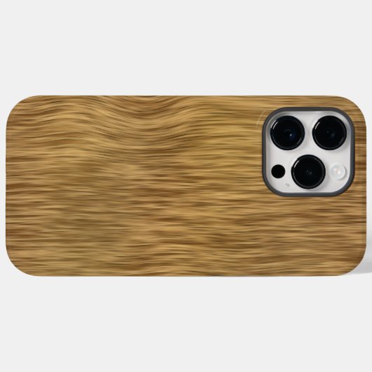 Rohholzkörniger Hintergrund in natürlicher Farbe Case-Mate iPhone Hülle (Rückseite (Horizontal))
