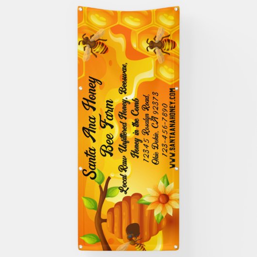 Rohhonig für den Verkauf in landwirtschaftlichen B Banner (Vertikal)