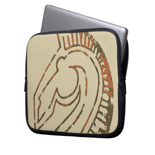 Rohirrim-Flag Laptopschutzhülle (Vorderseite Links)
