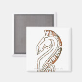 Rohirrim-Flag Magnet (Vorderseite/Rückseite)