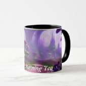 Rohit's Morning Tea Personalisiert anpassbar Tasse (VorderseiteRechts)