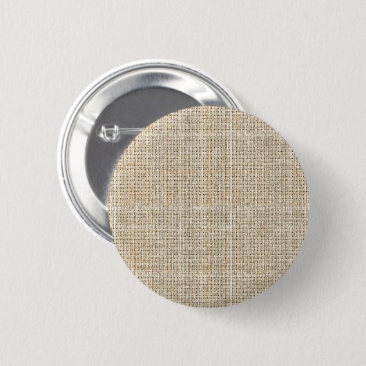 Rohleinwandbindung Haferflocken Japandi Minimalist Button (Vorne & Hinten)