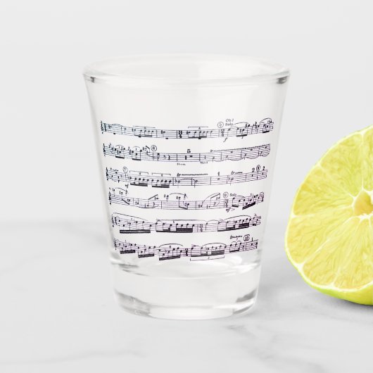 Rohling-Halter/Schnapsglas Schnapsglas (Vorderseite)