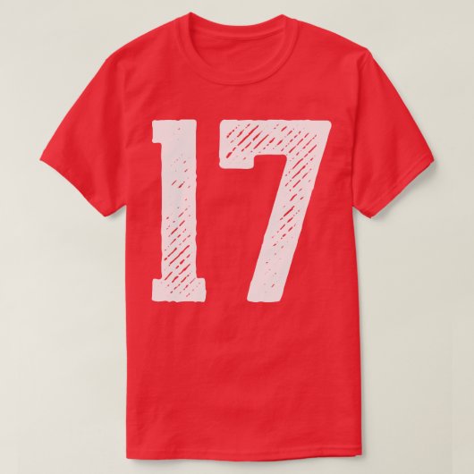 Rohnummer 17 1 T-Shirt (Design vorne)