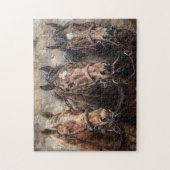 Rohölmalerei Puzzle (Vertikal)