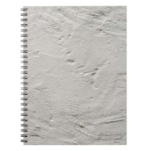 Rohputzwand für Textilien Notizblock (Vorderseite)