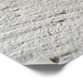 Rohputzwand für Textilien Poster (Ecke)