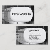 Rohr-Arbeiten Visitenkarte (Vorne/Hinten)