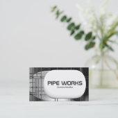 Rohr-Arbeiten Visitenkarte (Stehend Vorderseite)