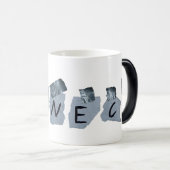 Rohr-Band-Redneck-Zeichen Verwandlungstasse (VorderseiteRechts)