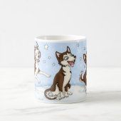 Rohr-Band-Schlittenhund Kaffeetasse (Mittel)