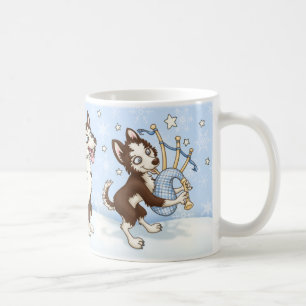 Rohr-Band-Schlittenhund Kaffeetasse