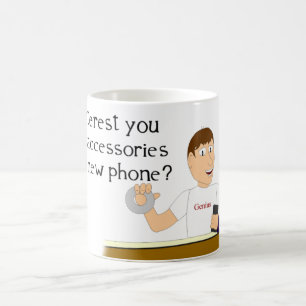 Rohr-Band-Telefon-Tasse Kaffeetasse