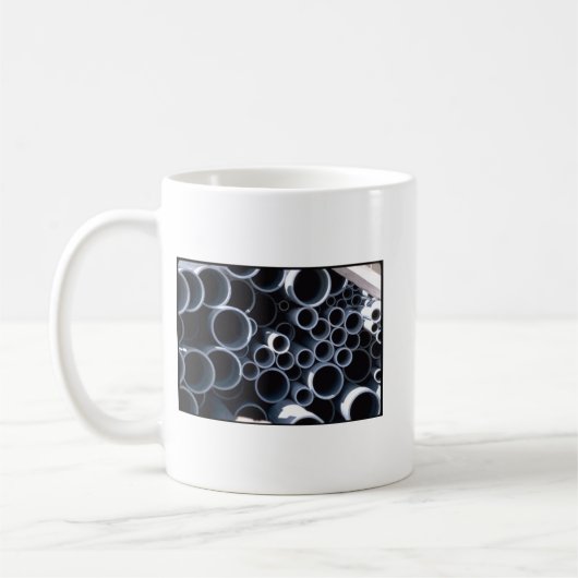 Rohr-Foto-Tasse Kaffeetasse (Links)